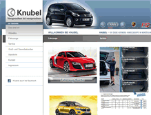 Tablet Screenshot of knubel.de